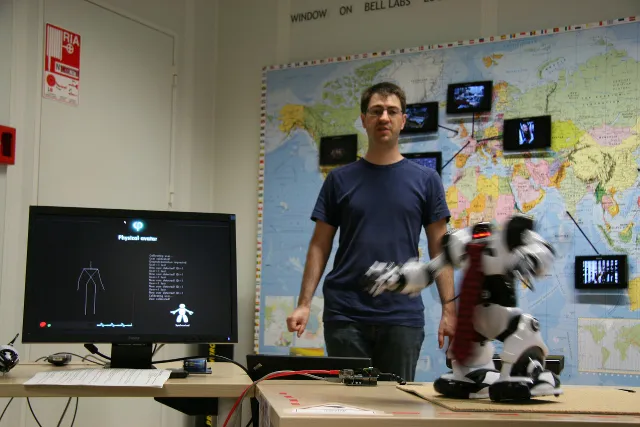 Graphical Interface of Robot Kinect